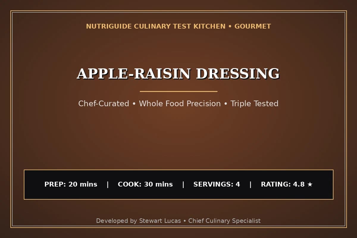 Apple-Raisin Dressing