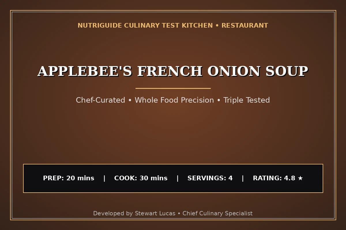 Applebee'S French Onion Soup