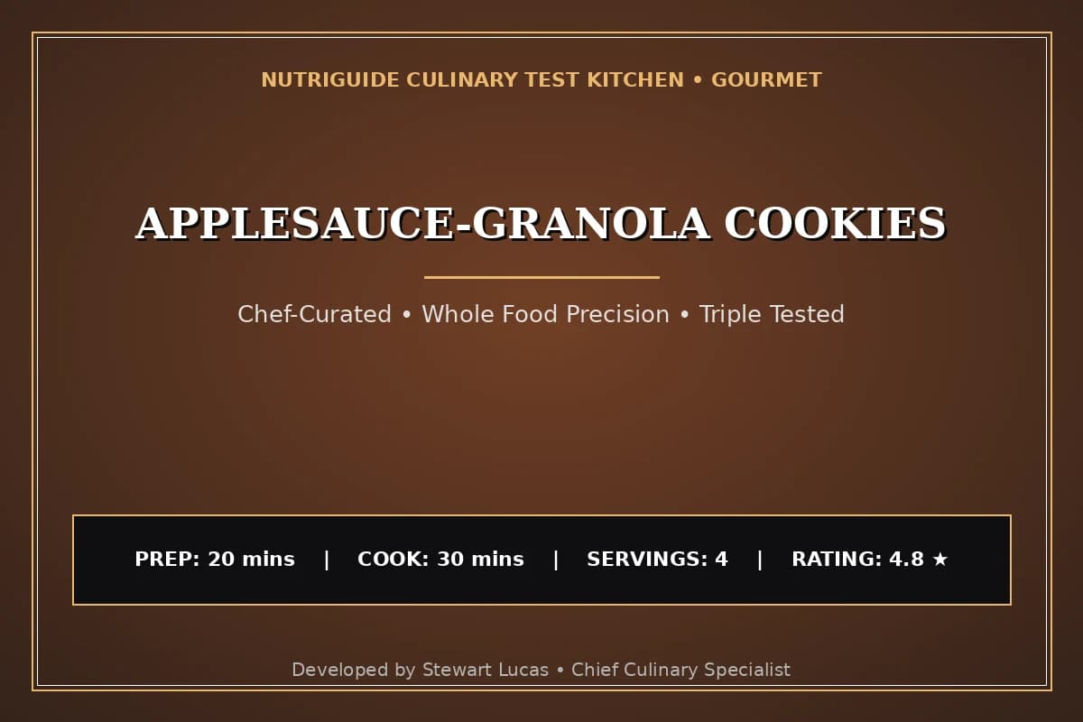Applesauce-Granola Cookies