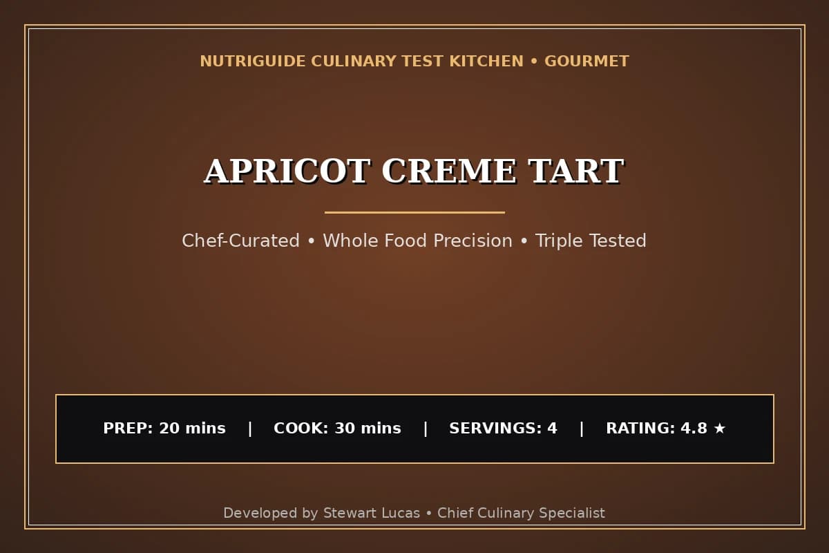 Apricot Creme Tart