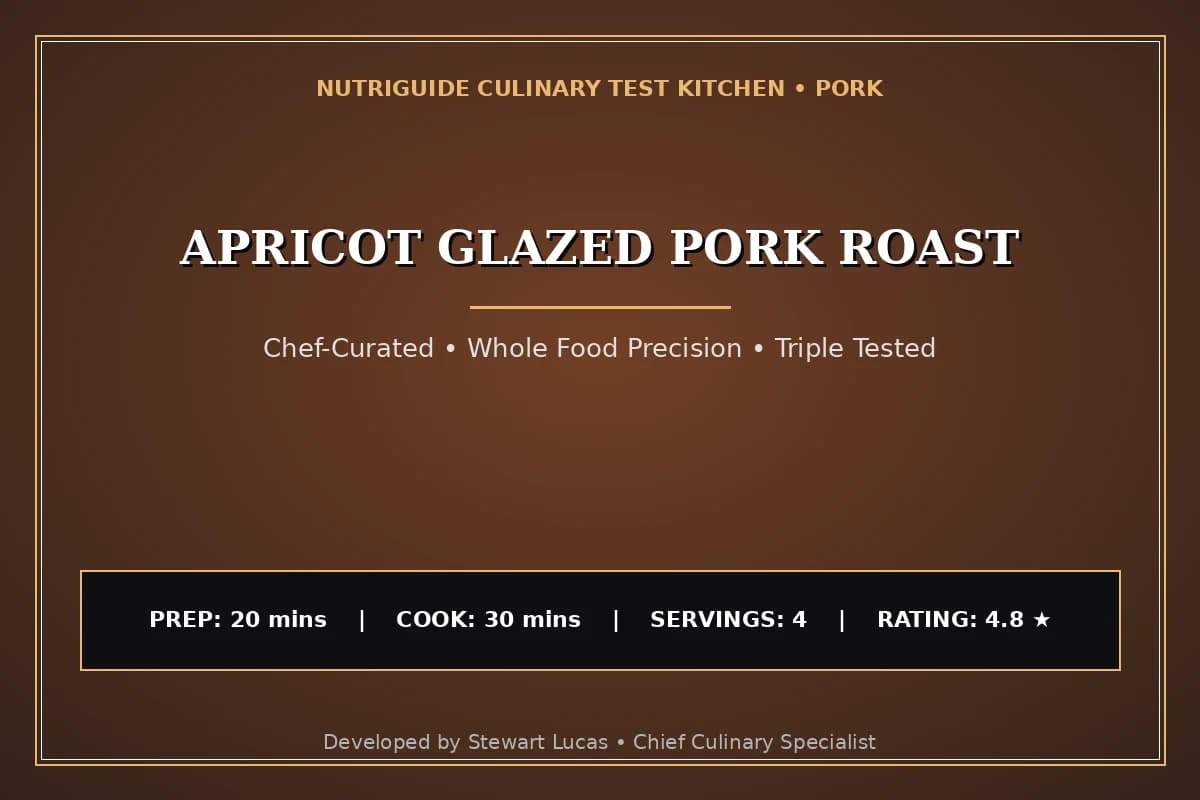 Apricot Glazed Pork Roast