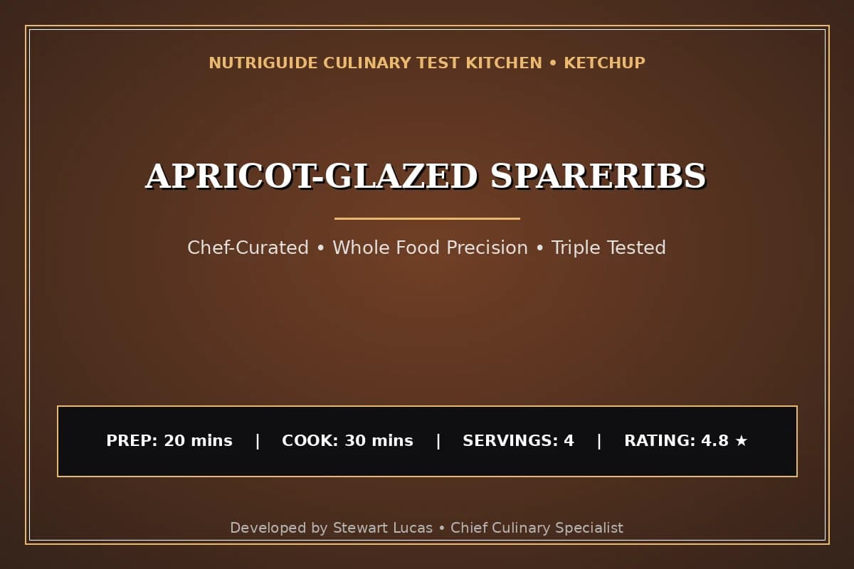 Apricot-Glazed Spareribs