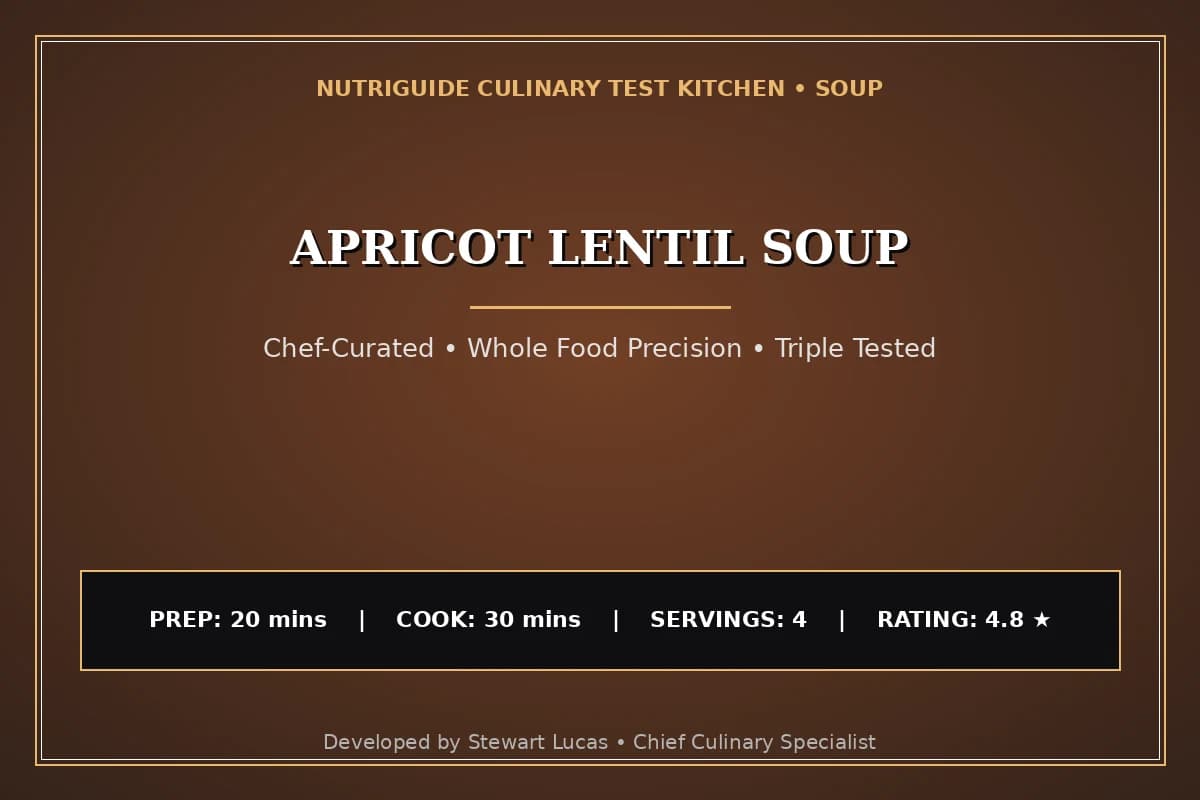 Apricot Lentil Soup