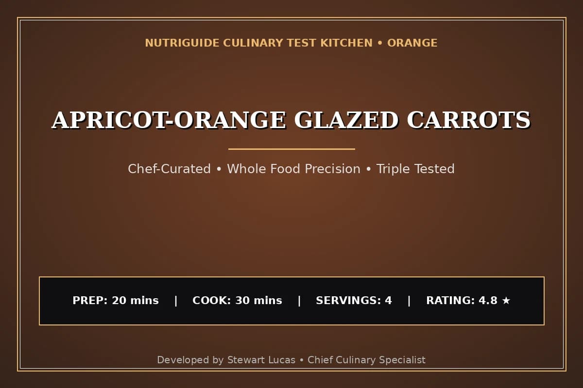 Apricot-Orange Glazed Carrots