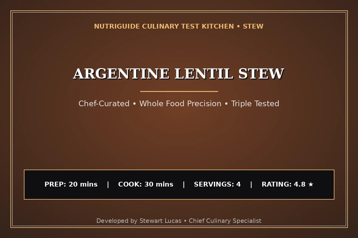 Argentine Lentil Stew