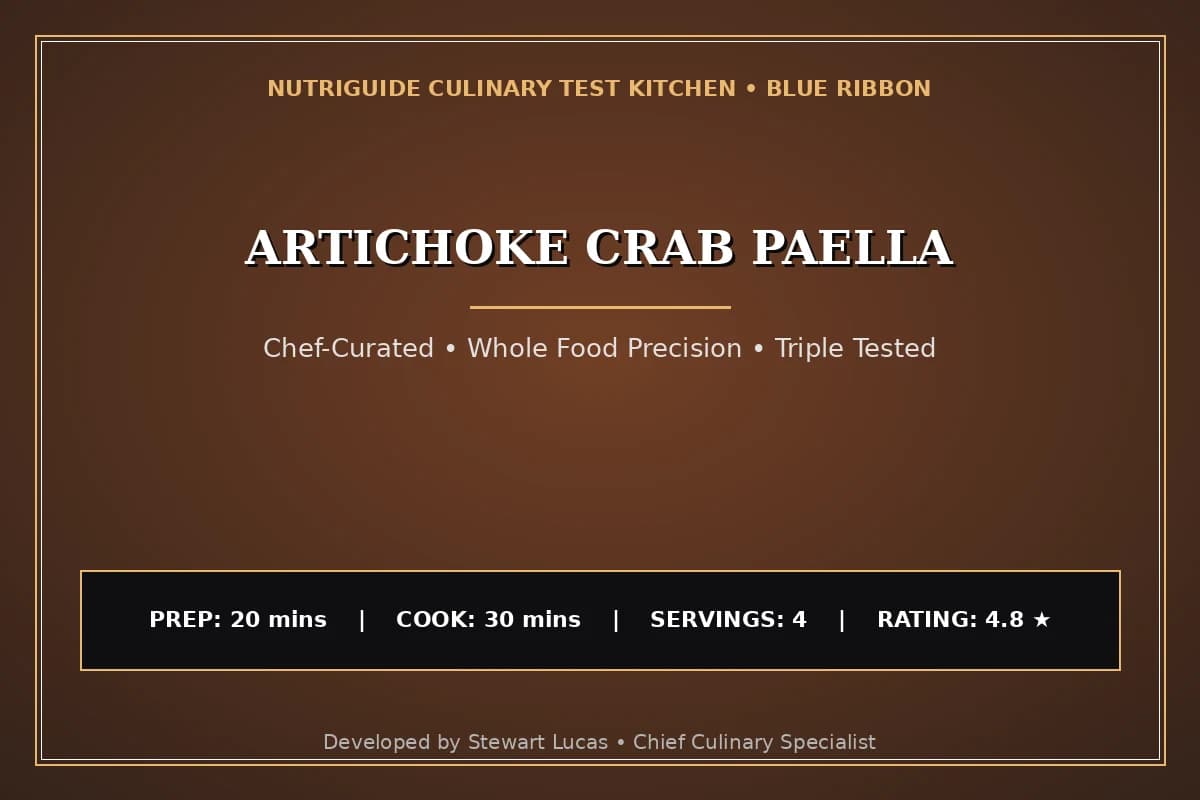 Artichoke Crab Paella