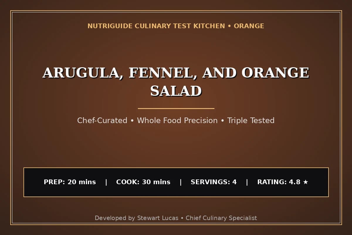 Arugula, Fennel, And Orange Salad