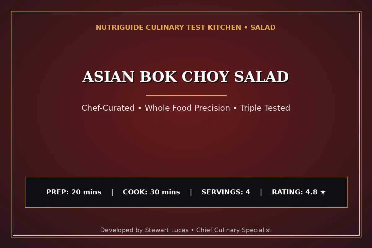 Asian Bok Choy Salad