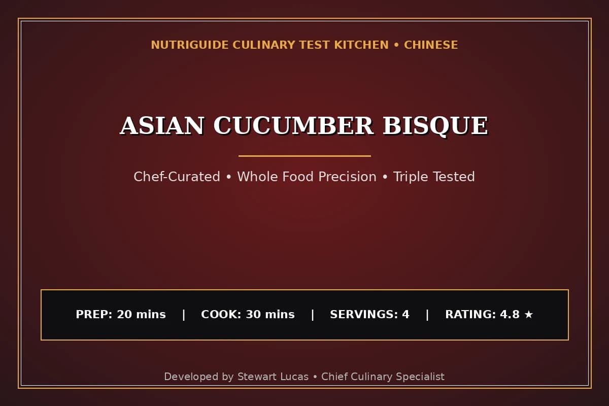 Asian Cucumber Bisque