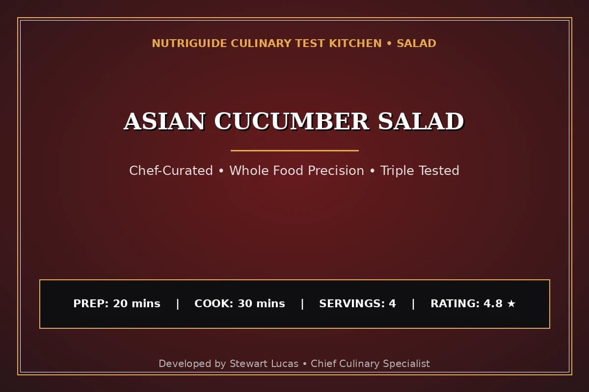 Asian Cucumber Salad