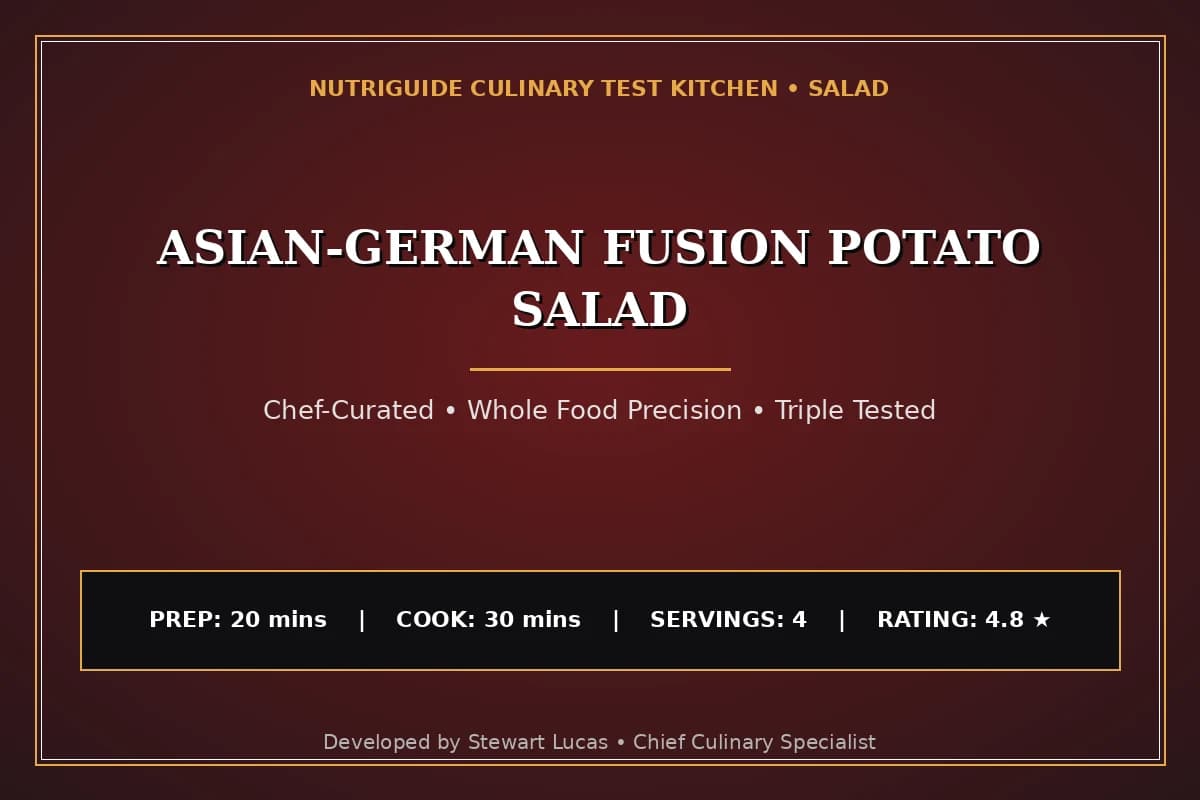 Asian-German Fusion Potato Salad