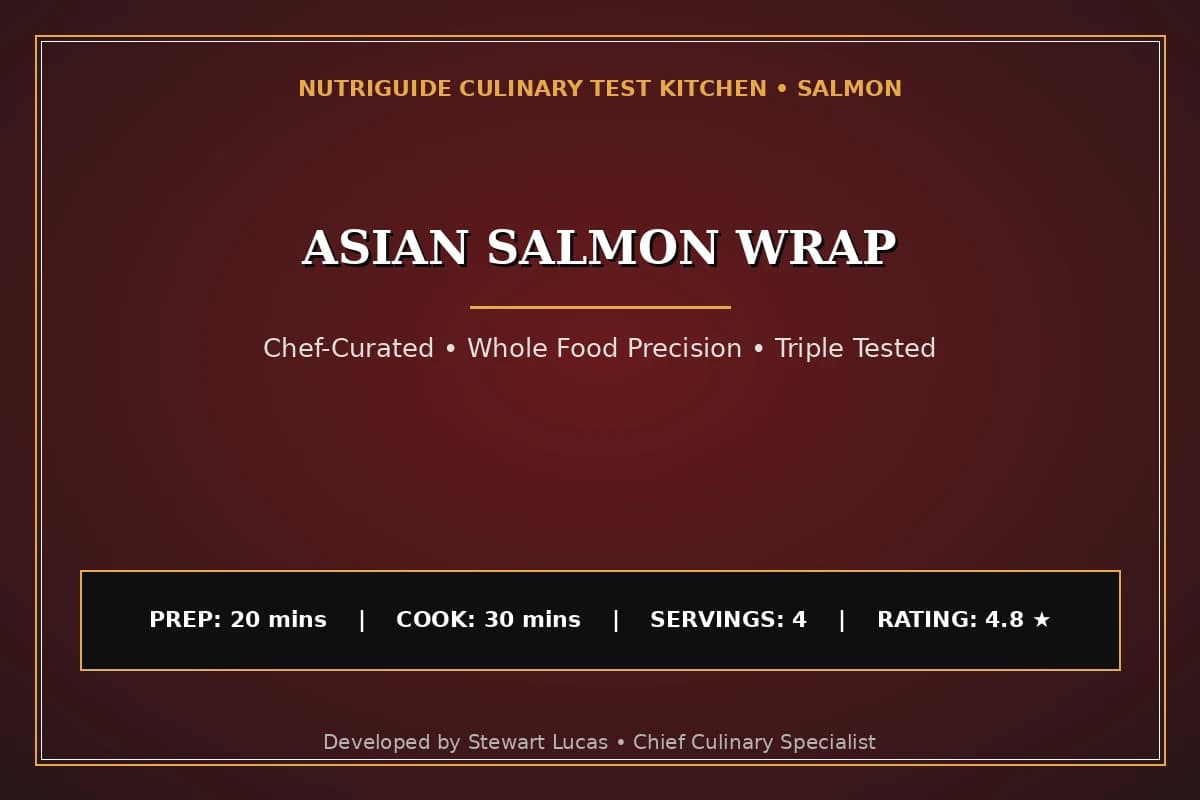 Asian Salmon Wrap