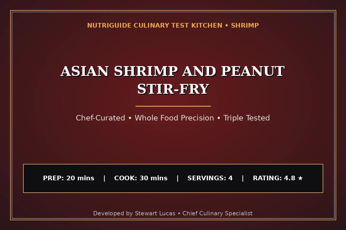 Asian Shrimp And Peanut Stir-Fry
