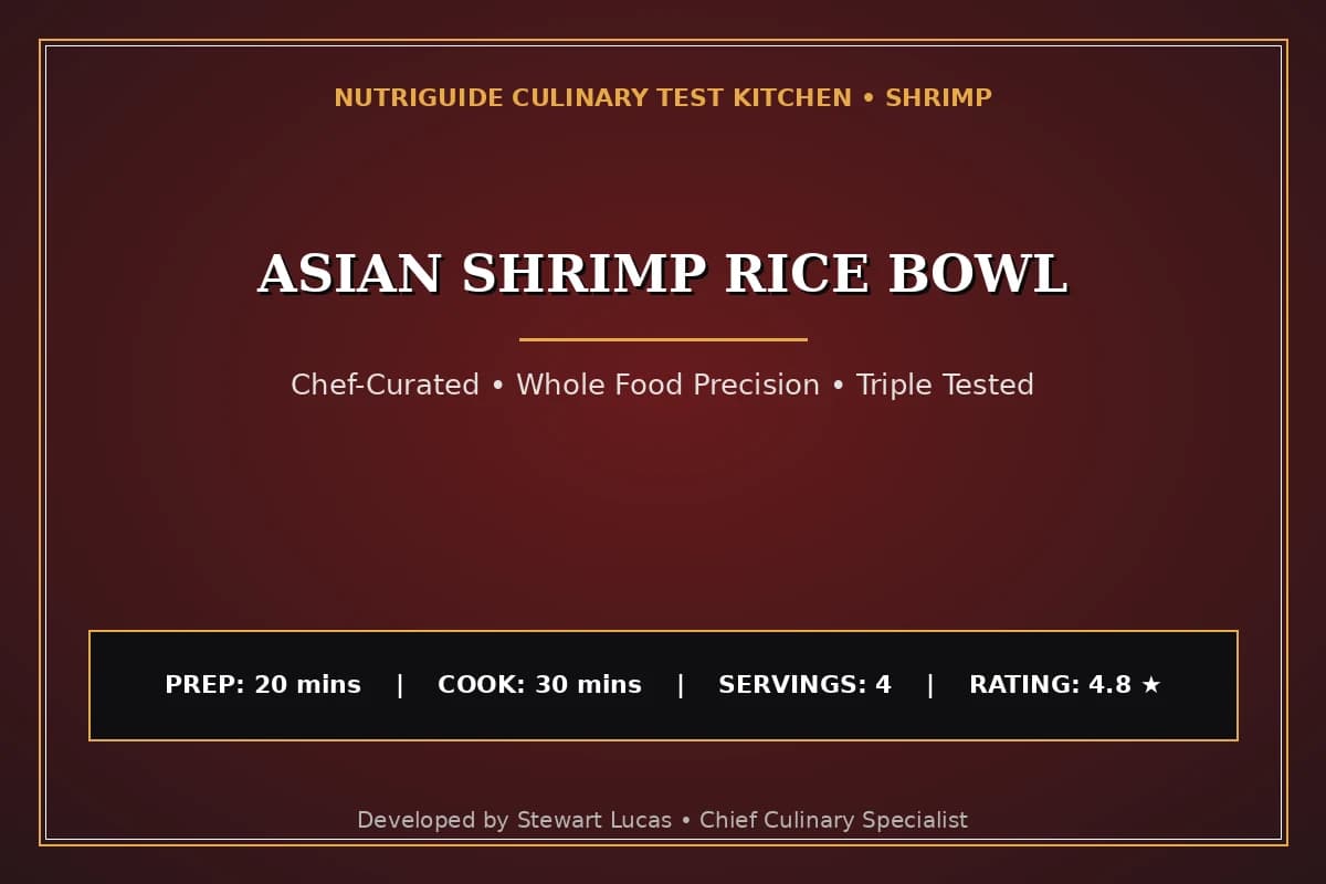 Asian Shrimp Rice Bowl