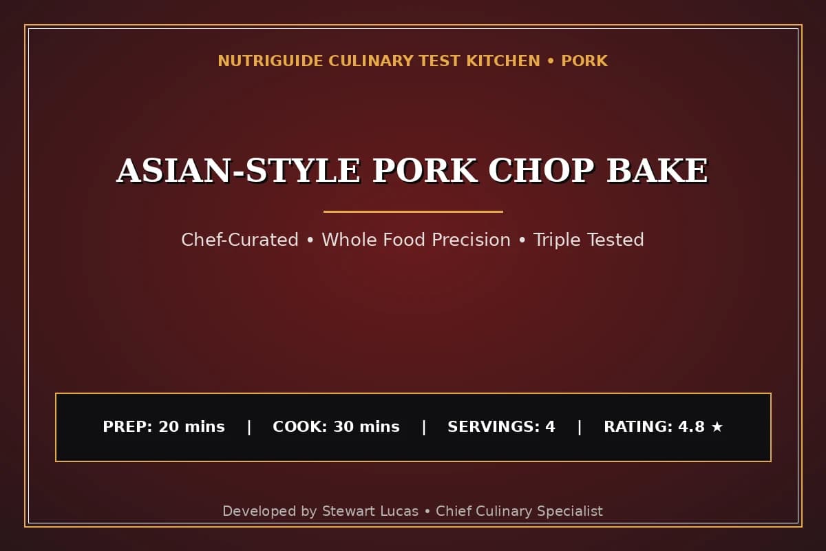 Asian-Style Pork Chop Bake
