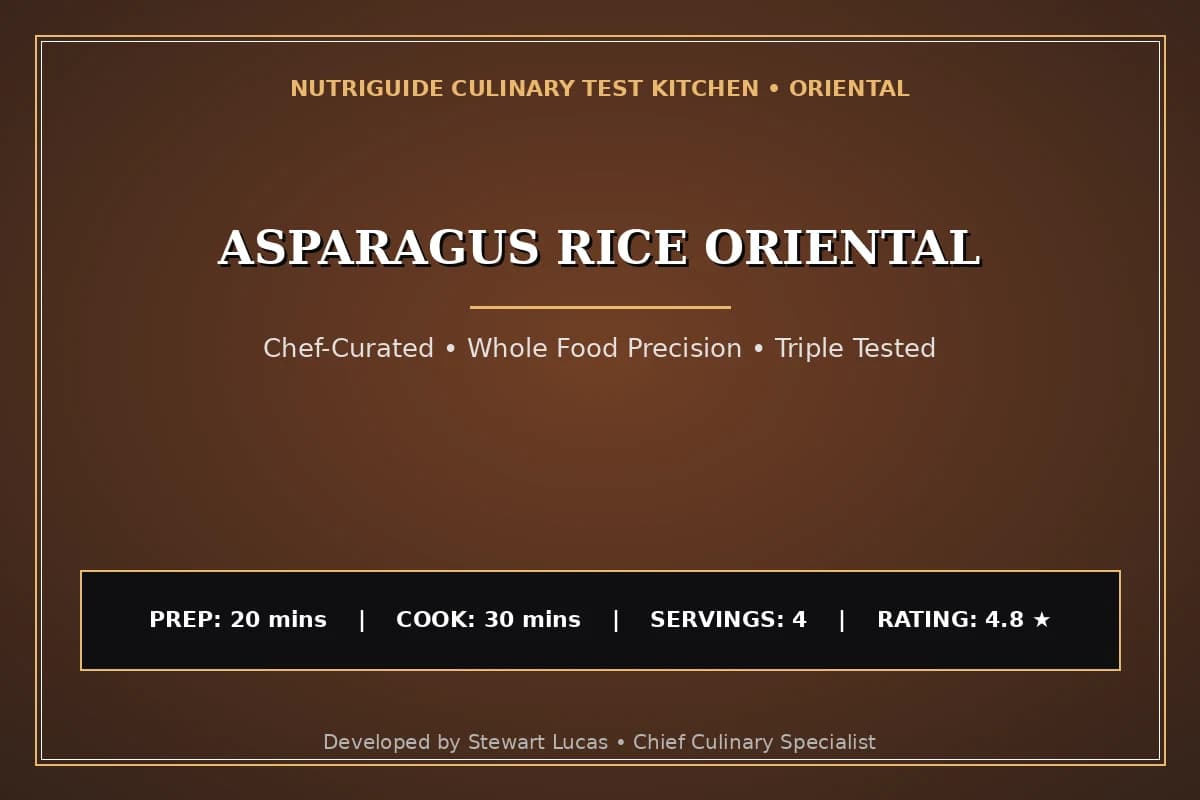 Asparagus Rice Oriental