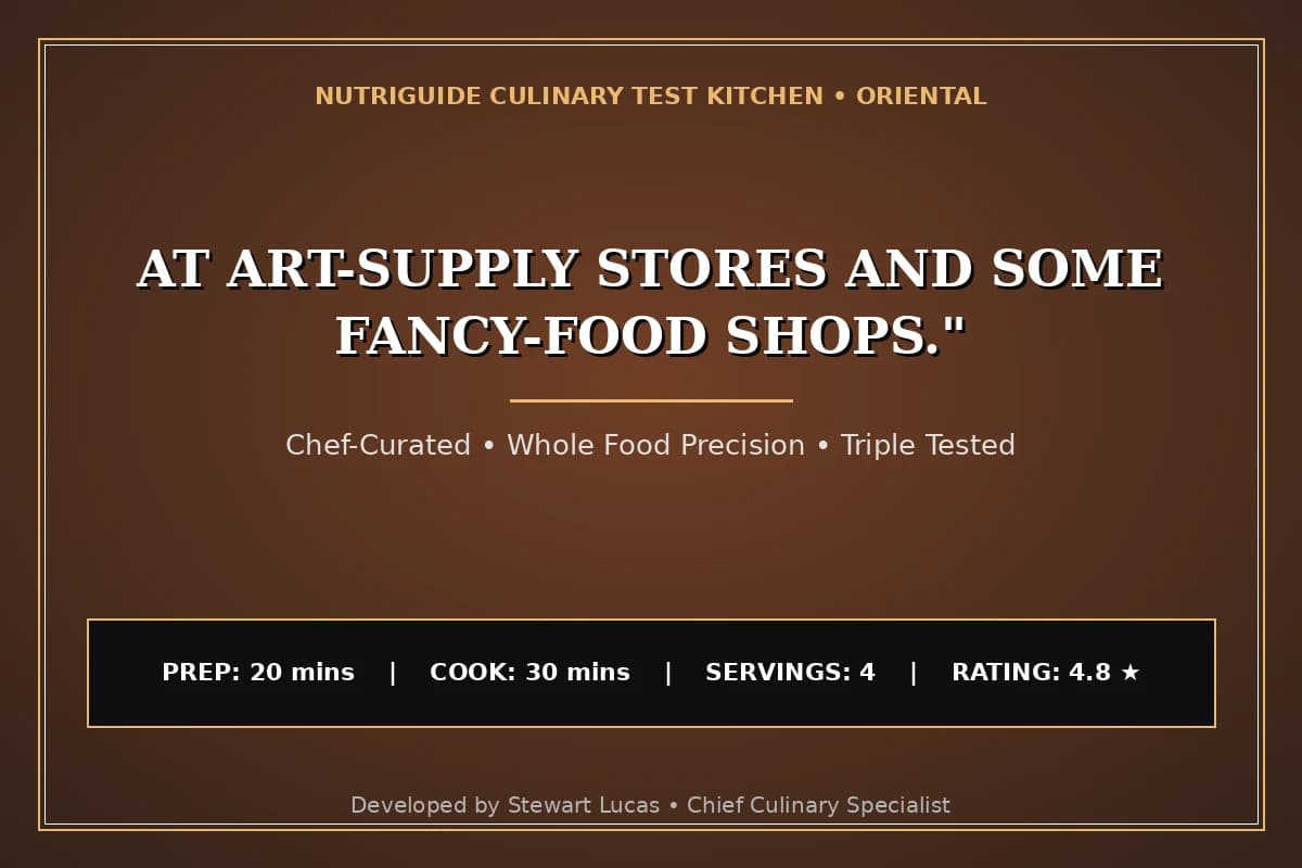 At Art-Supply Stores And Some Fancy-Food Shops."