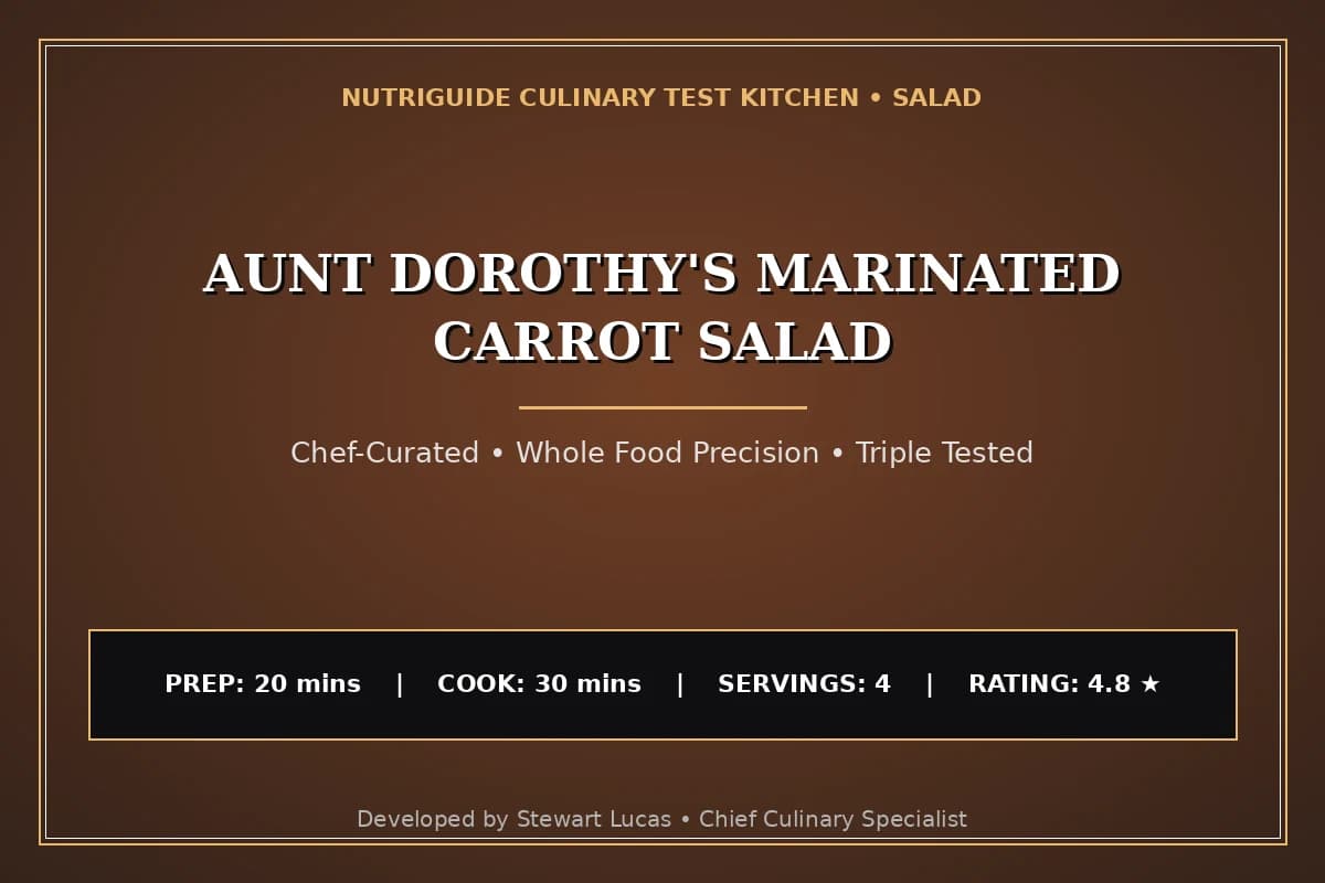 Aunt Dorothy'S Marinated Carrot Salad
