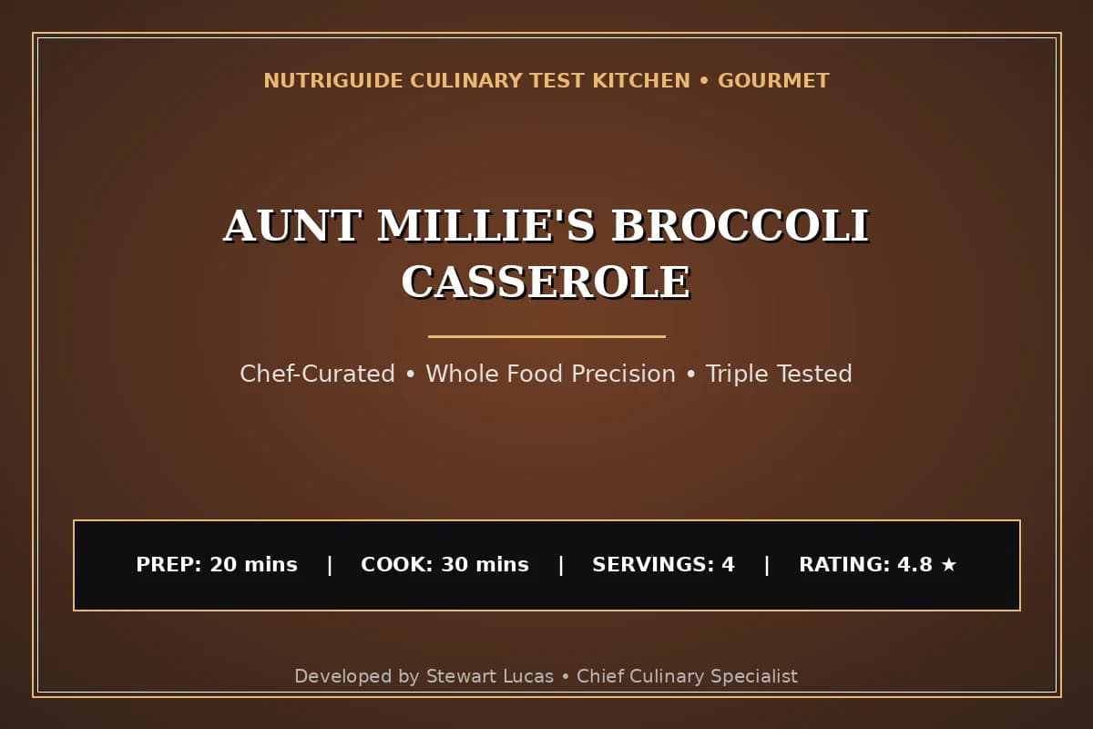 Aunt Millie'S Broccoli Casserole