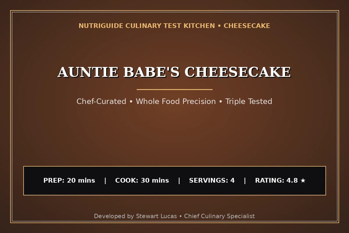 Auntie Babe'S Cheesecake