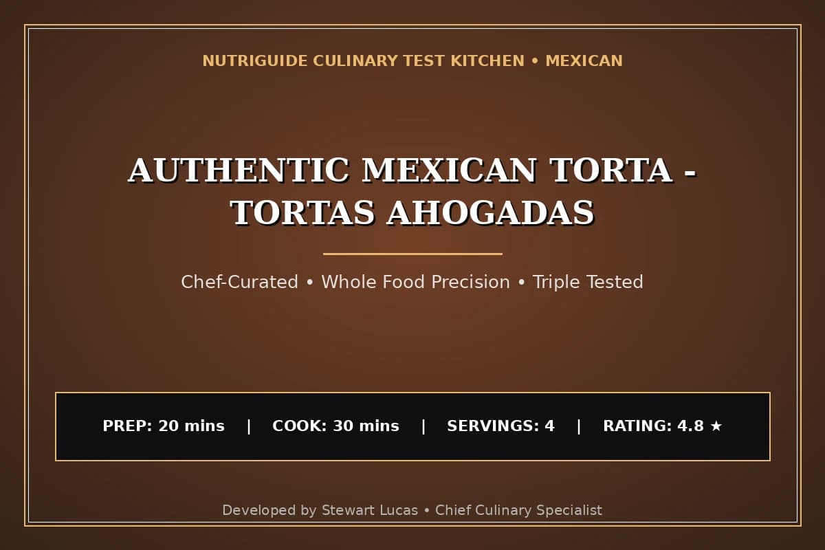 Authentic Mexican Torta - Tortas Ahogadas