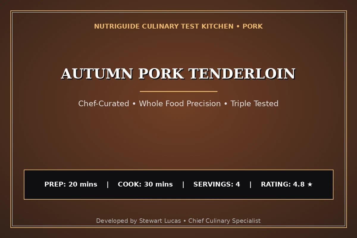 Autumn Pork Tenderloin