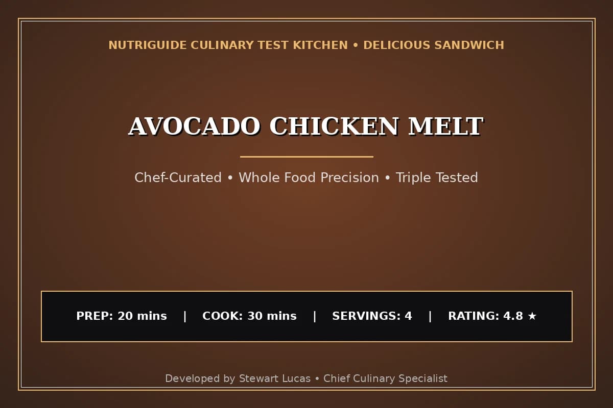 Avocado Chicken Melt