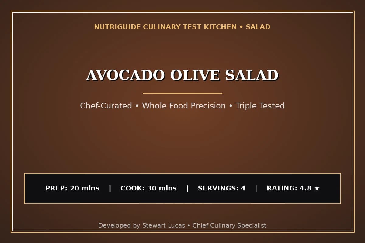 Avocado Olive Salad