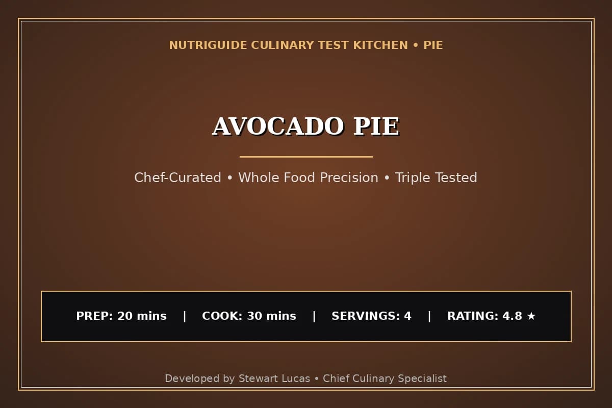 Avocado Pie