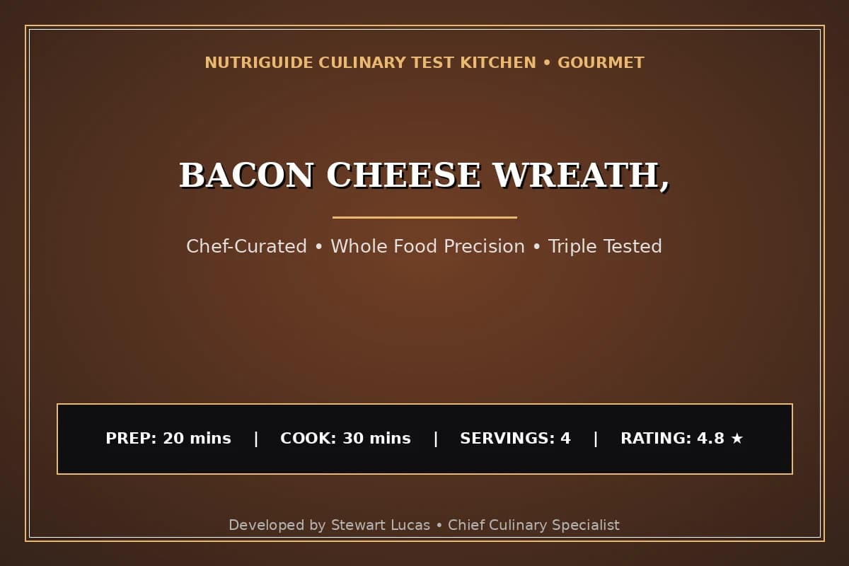 Bacon Cheese Wreath,