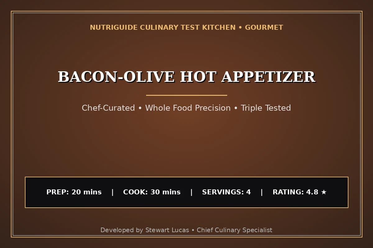 Bacon-Olive Hot Appetizer