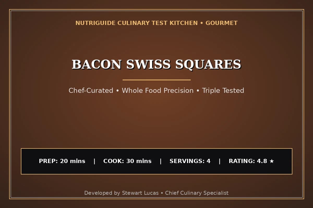 Bacon Swiss Squares