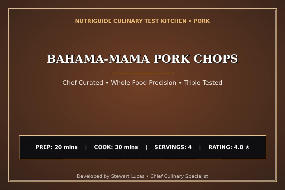 Bahama-Mama Pork Chops