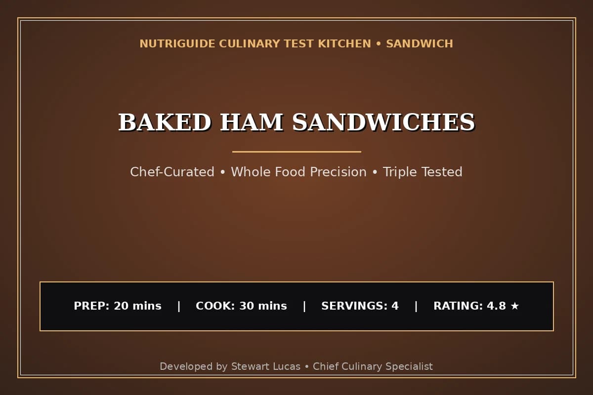 Baked Ham Sandwiches