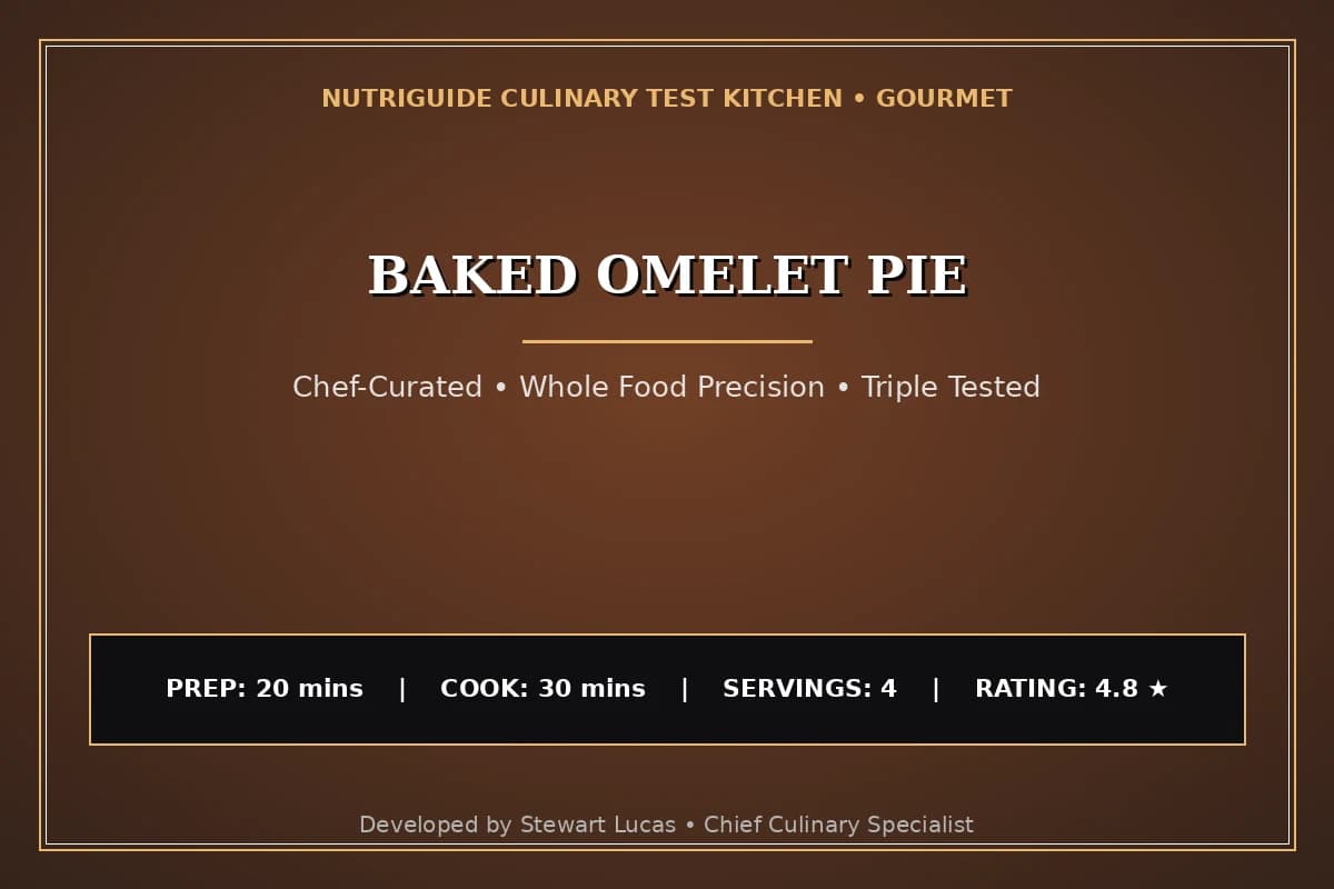 Baked Omelet Pie