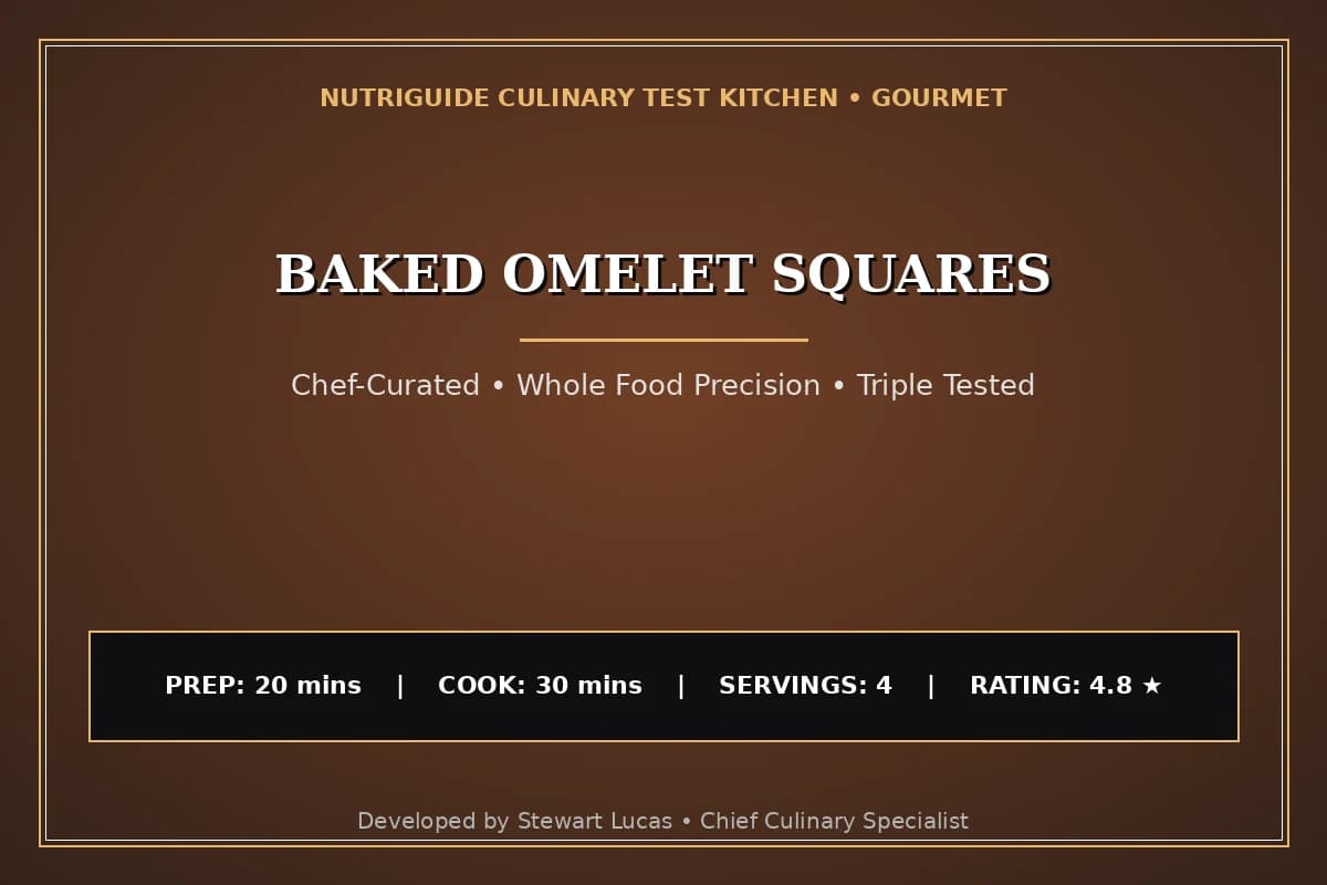 Baked Omelet Squares