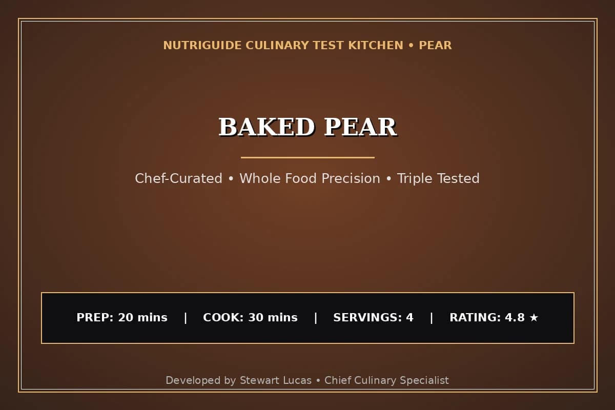 Baked Pear