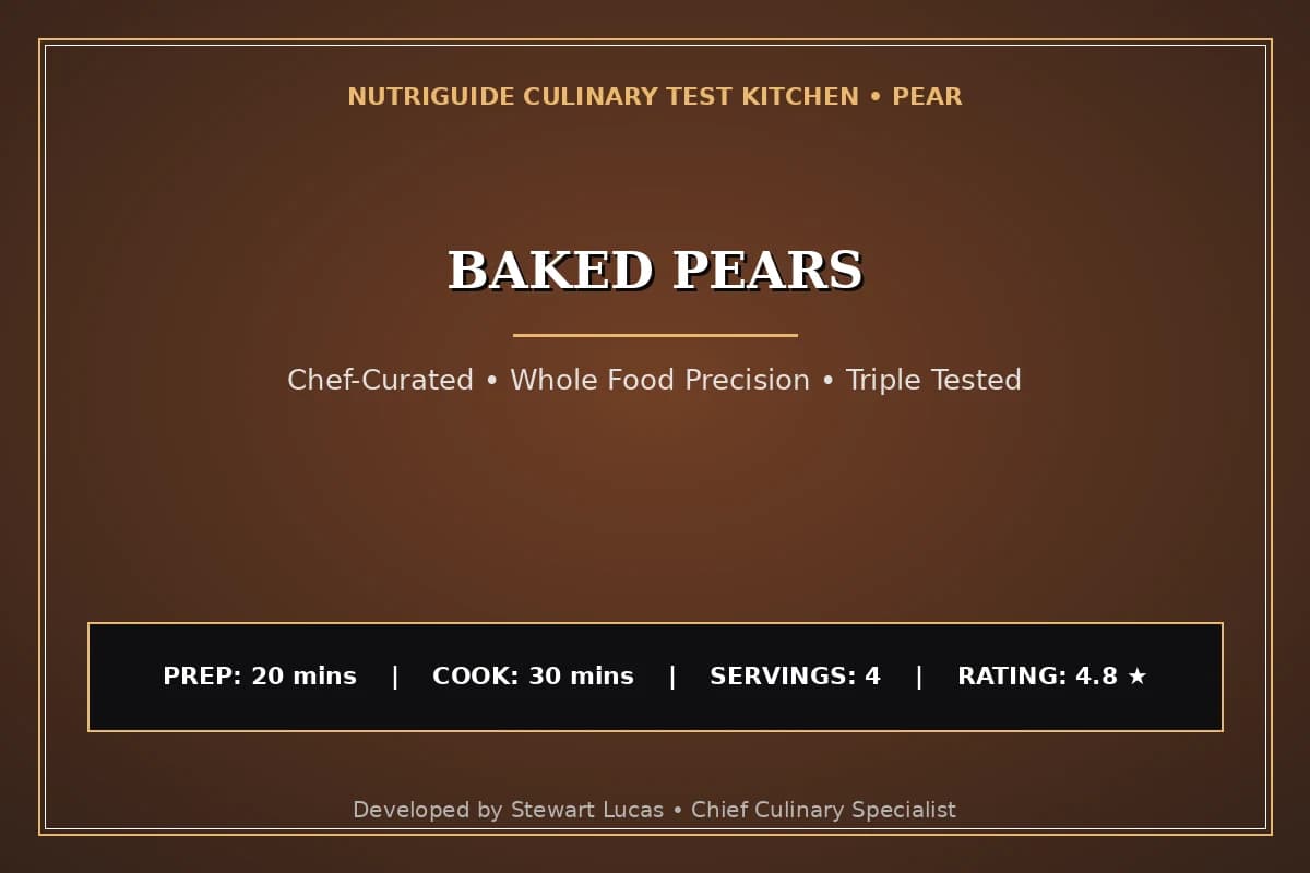Baked Pears