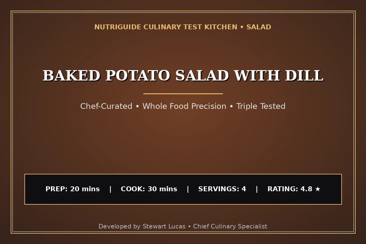 Baked Potato Salad With Dill