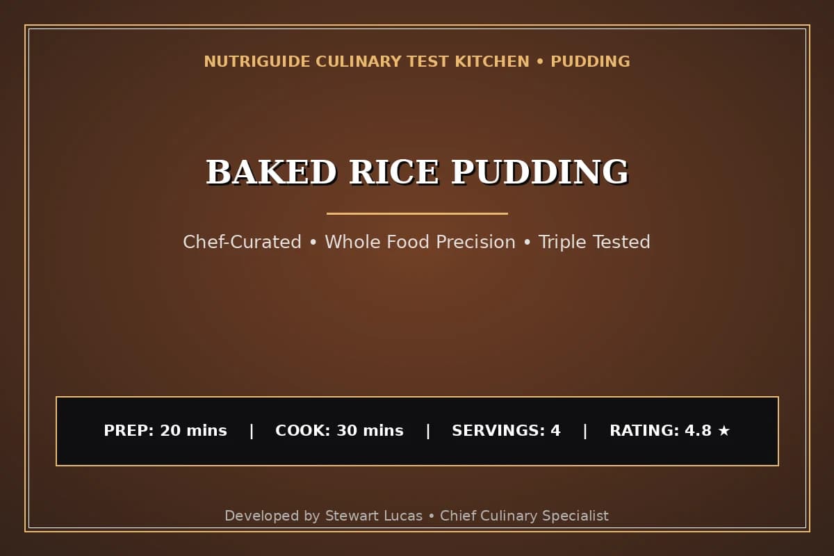 Baked Rice Pudding