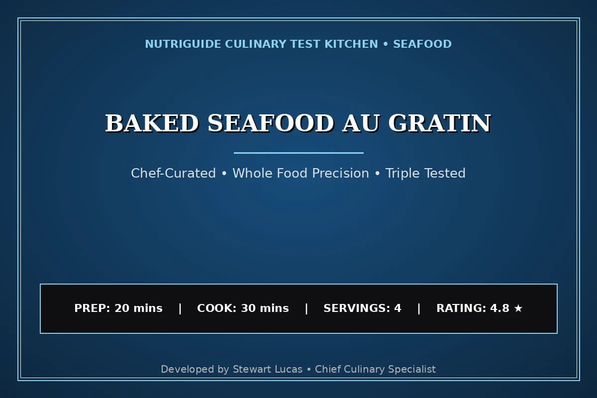 Baked Seafood Au Gratin