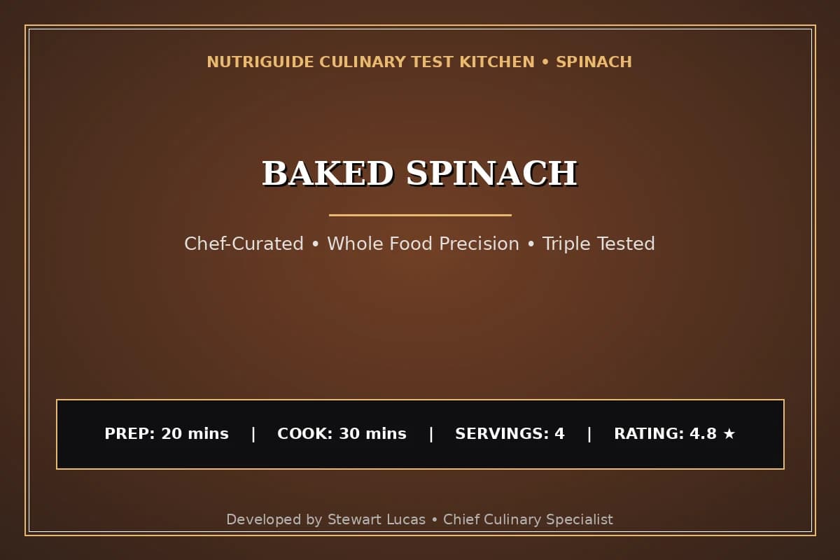 Baked Spinach