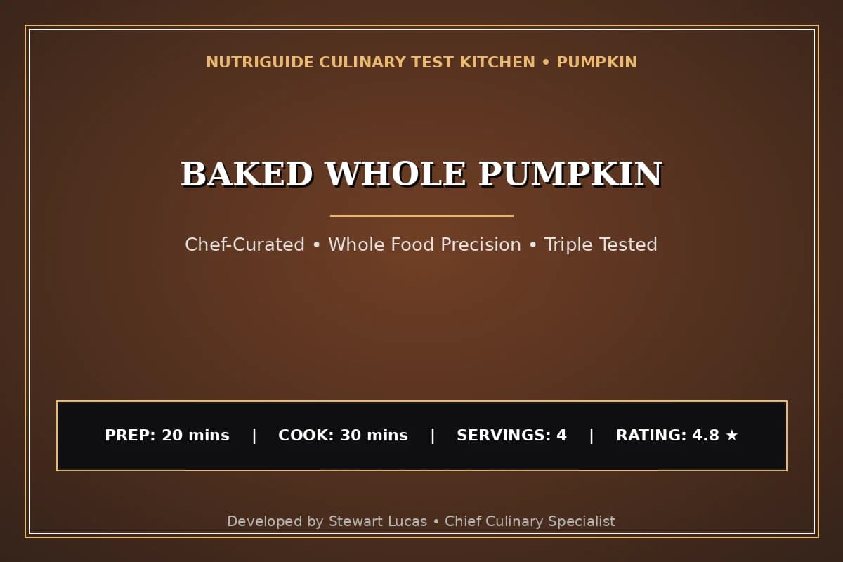 Baked Whole Pumpkin
