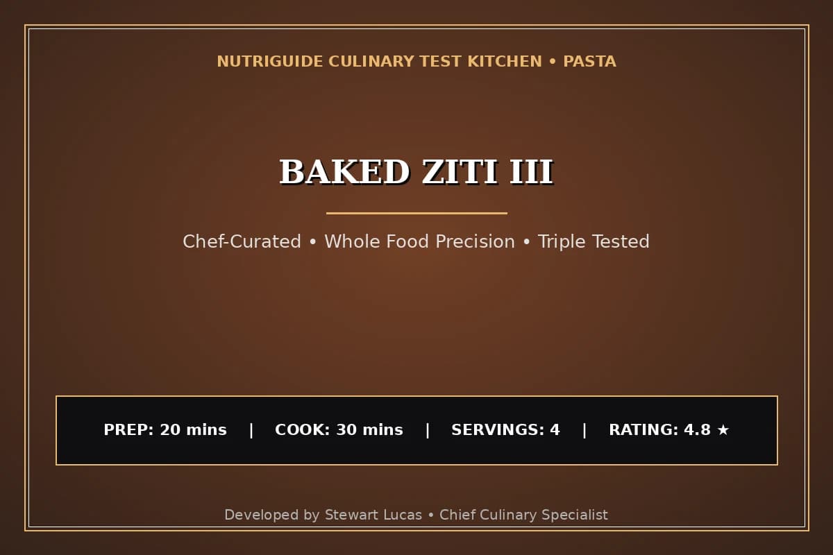 Baked Ziti Iii