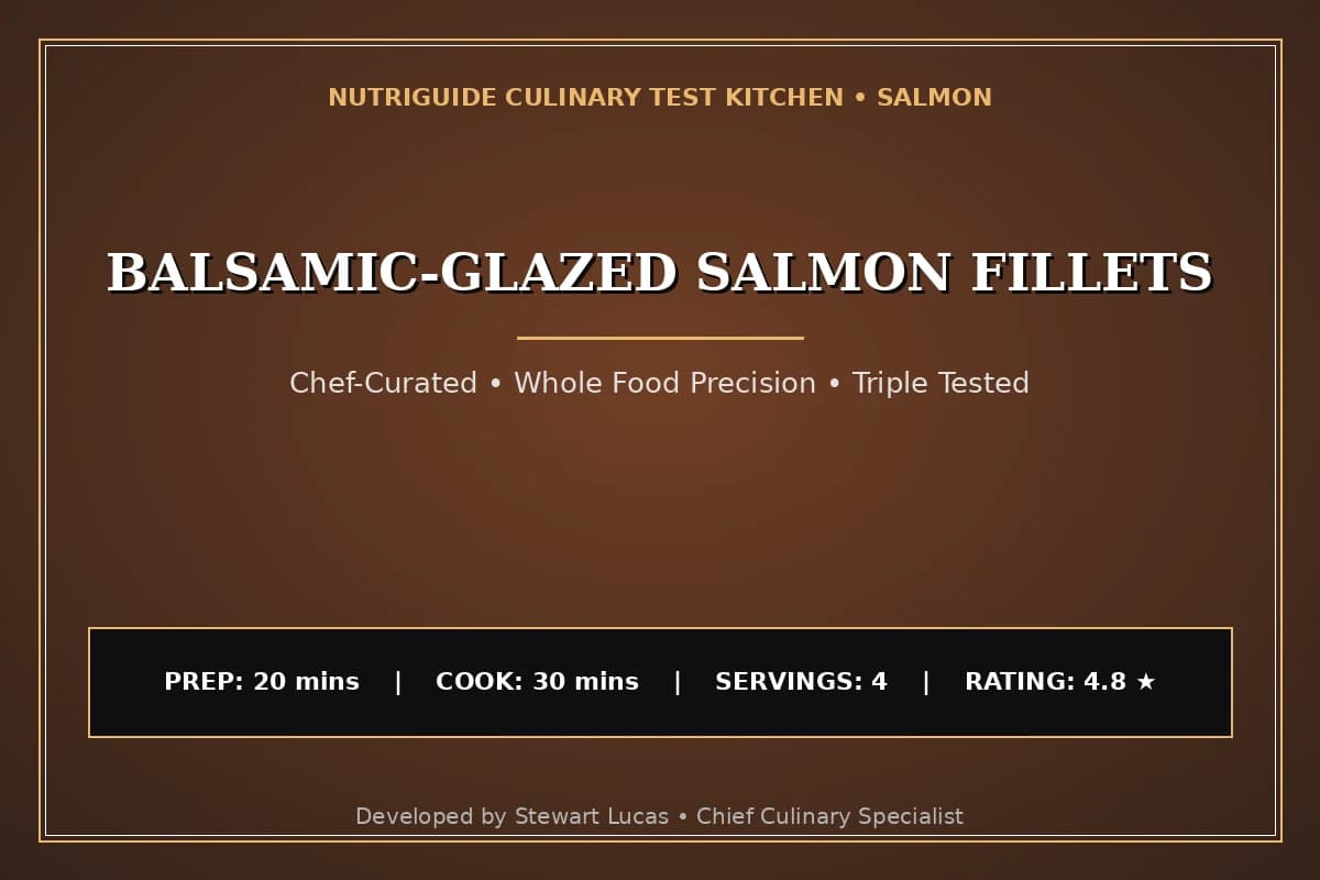 Balsamic-Glazed Salmon Fillets