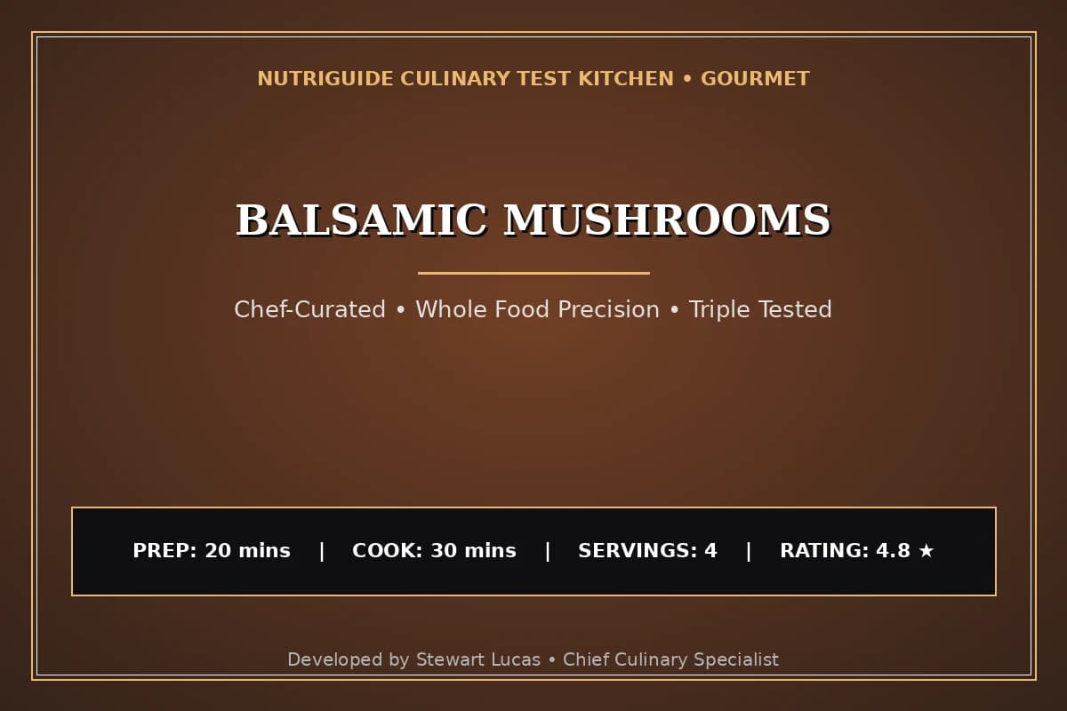 Balsamic Mushrooms