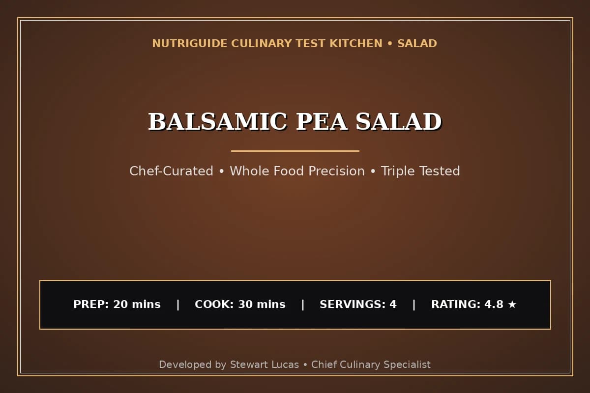 Balsamic Pea Salad
