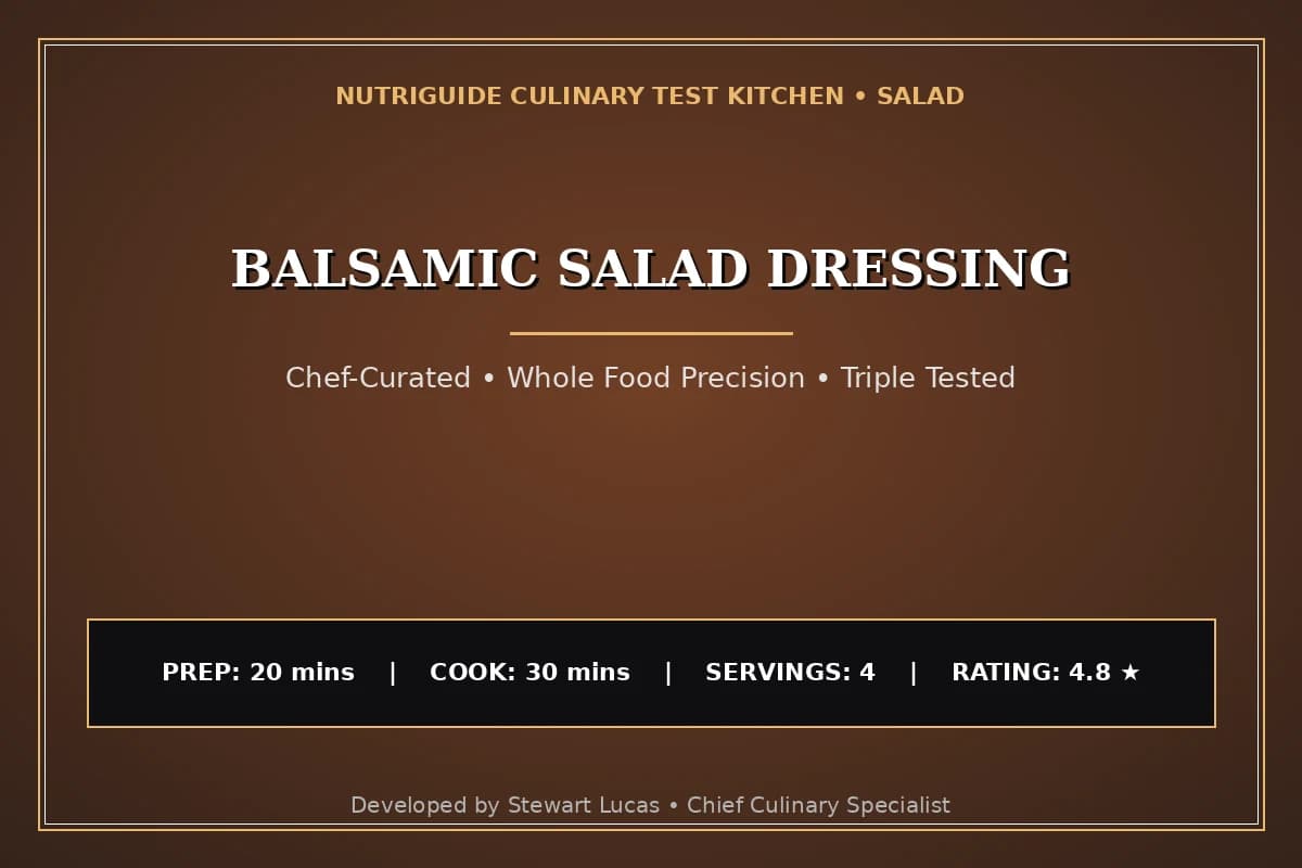 Balsamic Salad Dressing