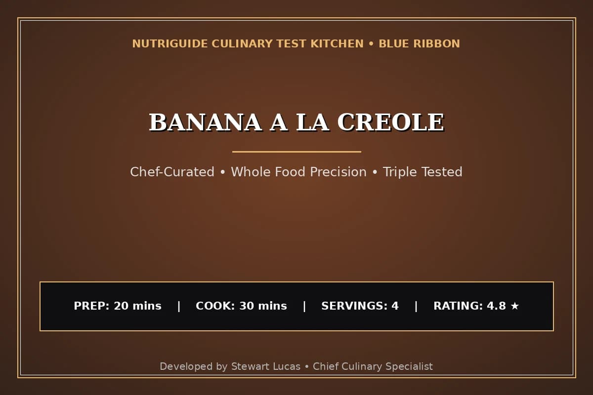 Banana A La Creole