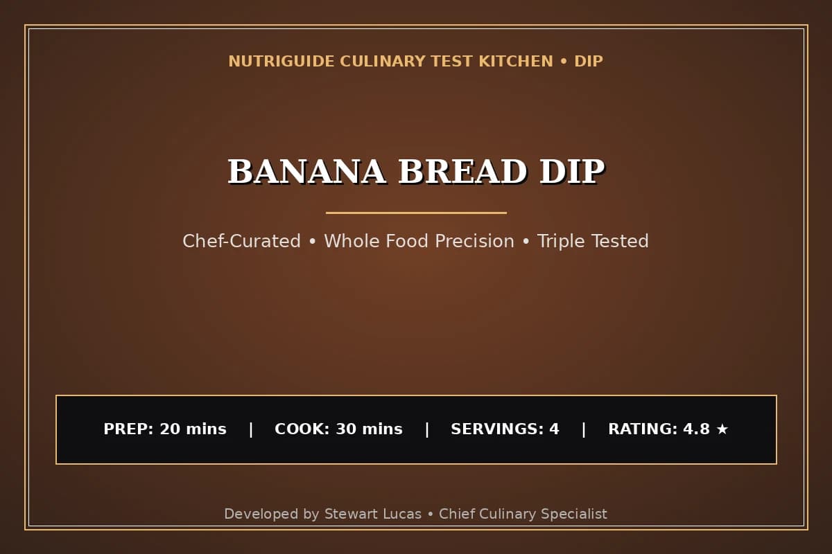 Banana Bread Dip